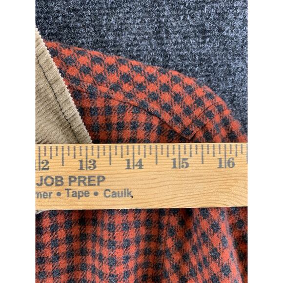 Faherty Women’s Jacket Wool Blend Corduroy Plaid Size Small - Picture 4 of 14